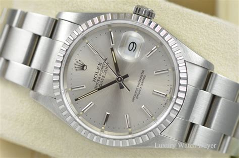 rolex date just 1991|old stainless steel Rolex Datejust.